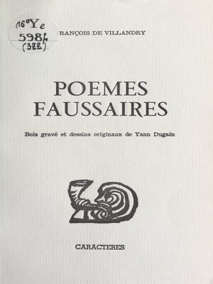 cover image of Poèmes faussaires
